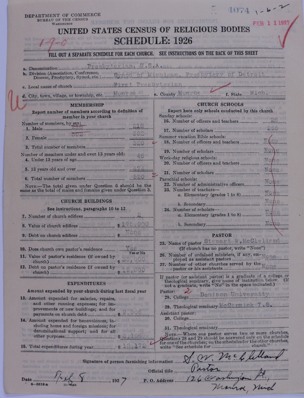 Scan of Presbyterian Church in the United States of America: 4074
