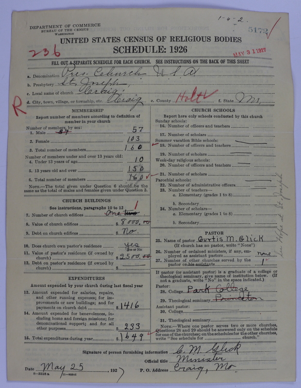 Scan of Presbyterian Church in the United States of America: 5172