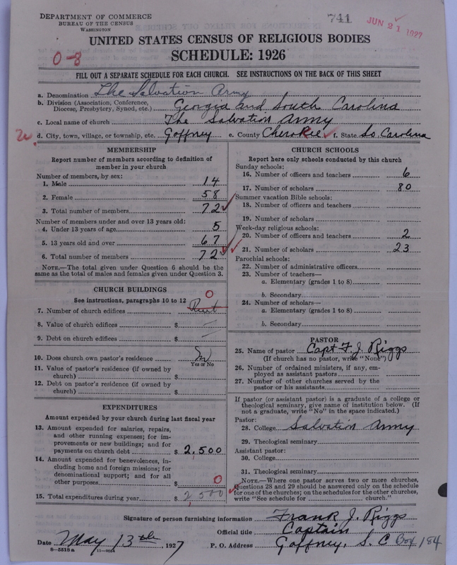 Scan of Salvation Army: 741