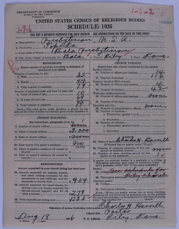 Scan of Presbyterian Church in the United States of America: 6080