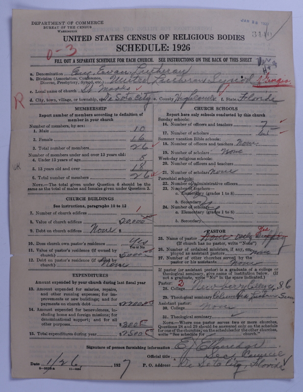 Scan of United Lutheran Church in America: 3440