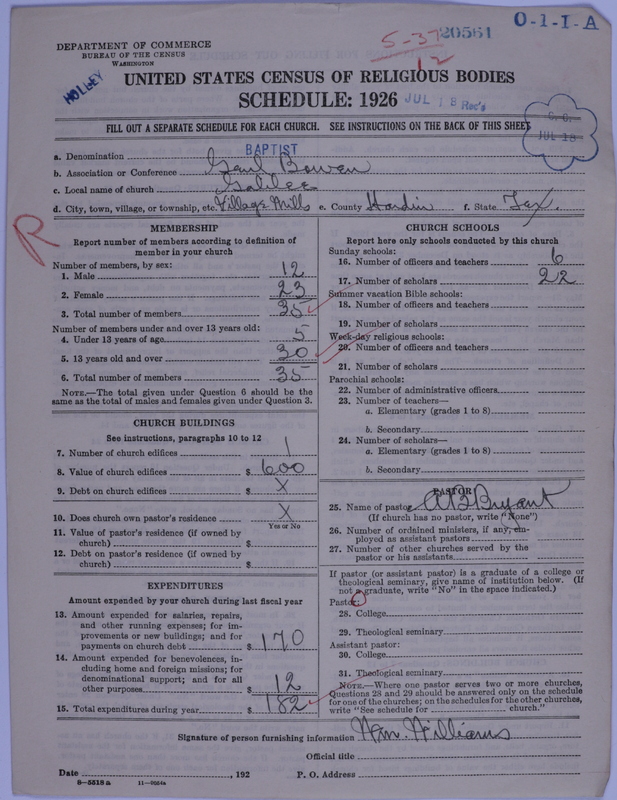 Scan of Negro Baptists: 20561
