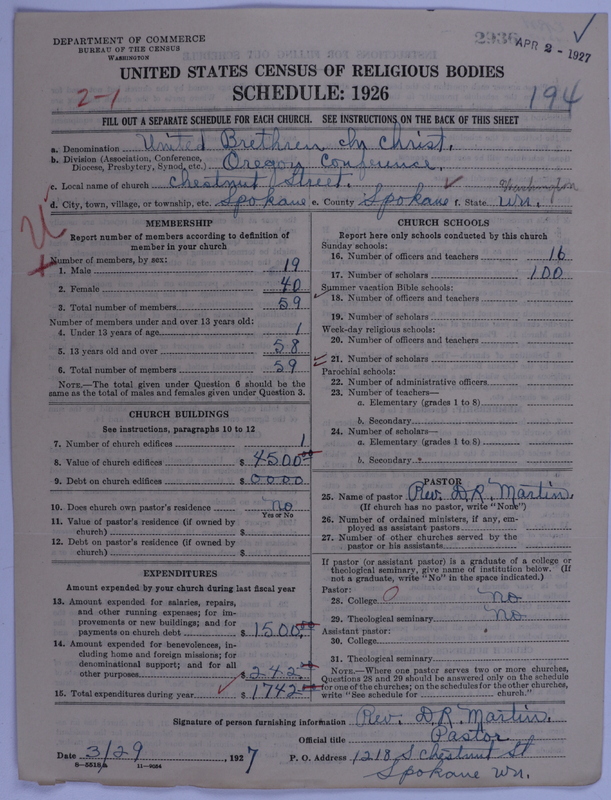 Scan of Church of the United Brethren in Christ: 2936
