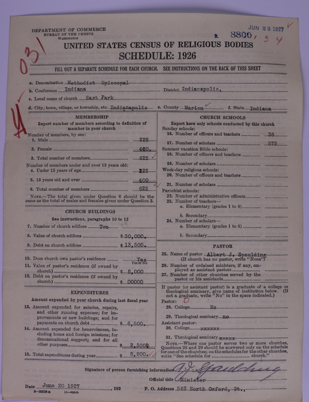Scan of Methodist Episcopal Church: 8800