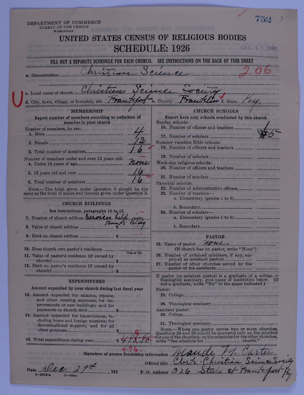 Scan of Church of Christ, Scientist: 752