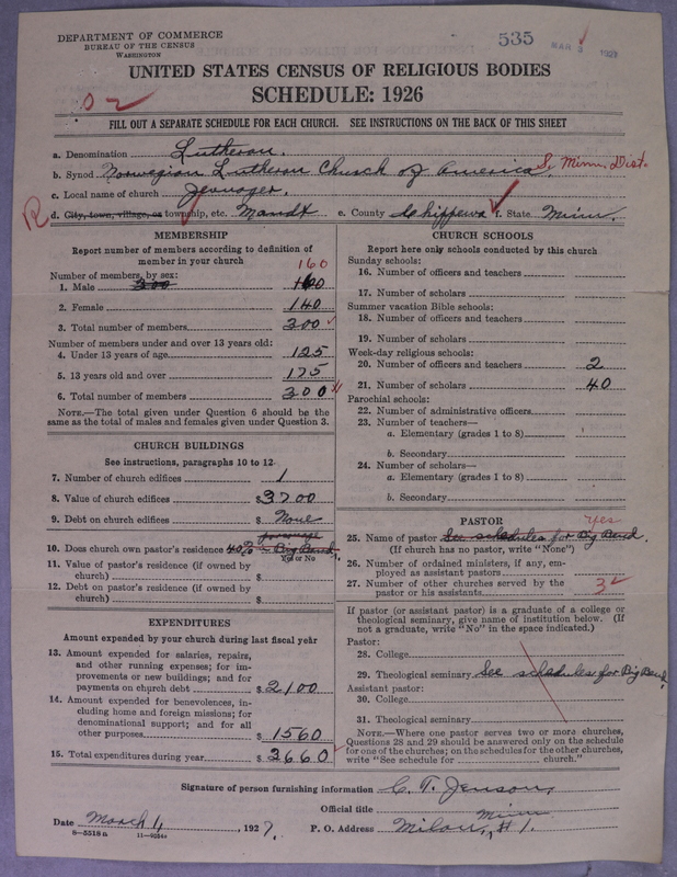 Scan of Norwegian Lutheran Church of America: 535