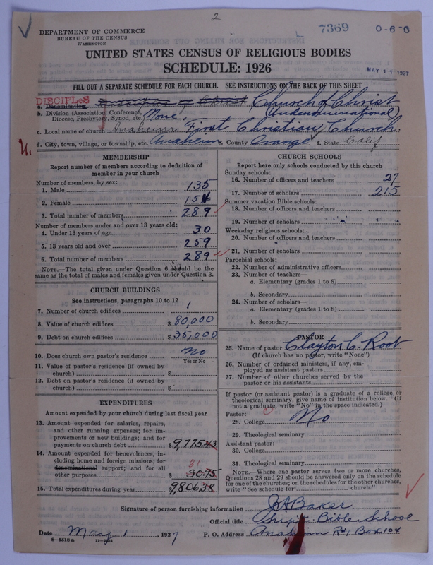Scan of Disciples of Christ: 7369