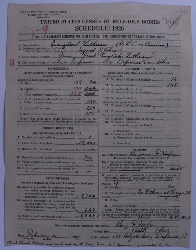 Scan of United Lutheran Church in America: 1943