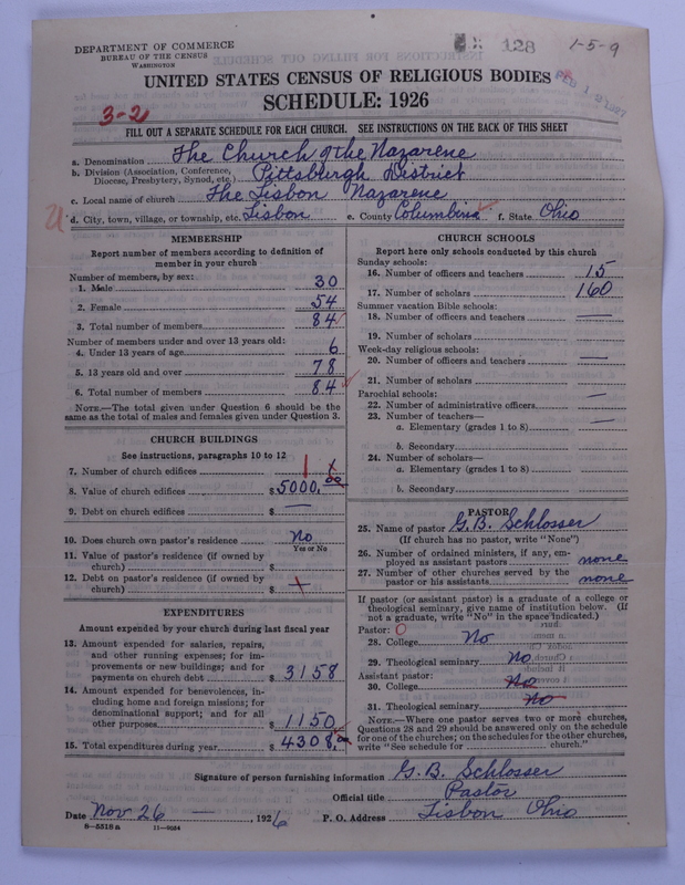 Scan of Church of the Nazarene: 128
