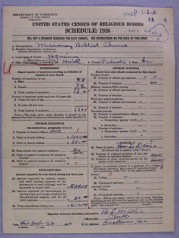 Scan of Negro Baptists: 9923