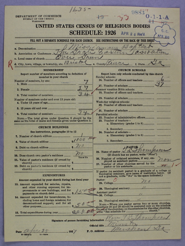 Scan of Negro Baptists: 9883