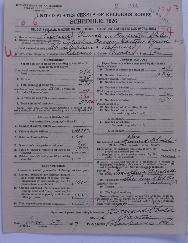 Scan of Reformed Church in the United States: 214