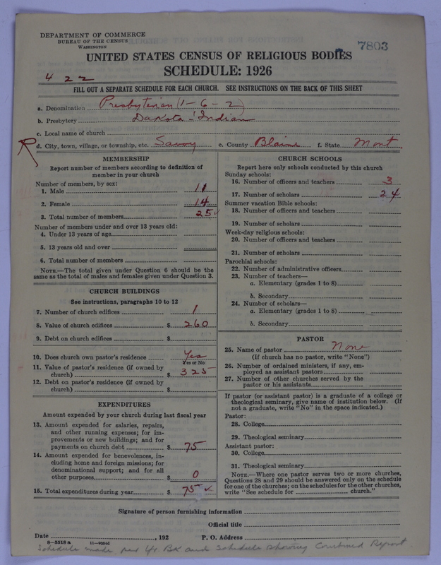 Scan of Presbyterian Church in the United States of America: 7803