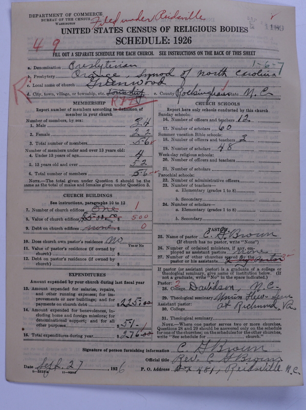 Scan of Presbyterian Church in the United States: 1189