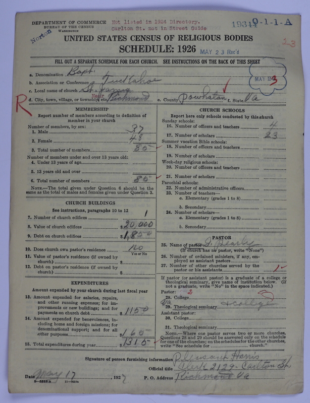 Scan of Negro Baptists: 19344