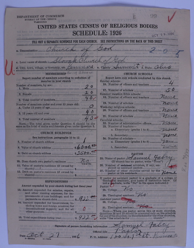 Scan of Church of God (Headquarters, Anderson, Ind.): 99