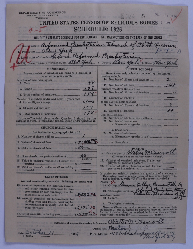 Scan of Synod of the Reformed Presbyterian Church of North America: 8