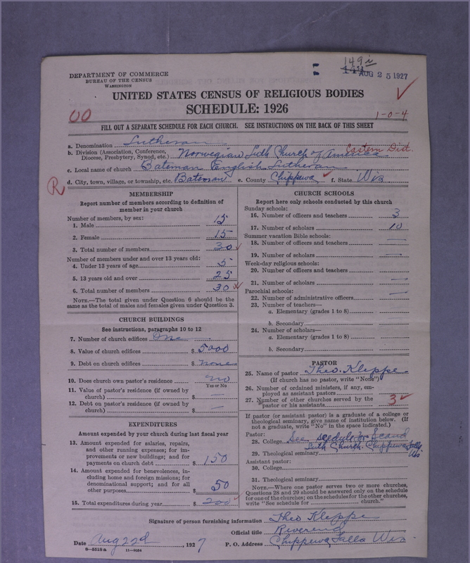Scan of Norwegian Lutheran Church of America: 149i