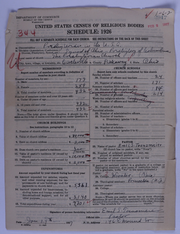 Scan of Presbyterian Church in the United States of America: 2947