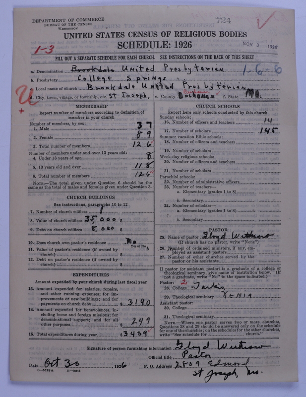 Scan of United Presbyterian Church of North America: 724