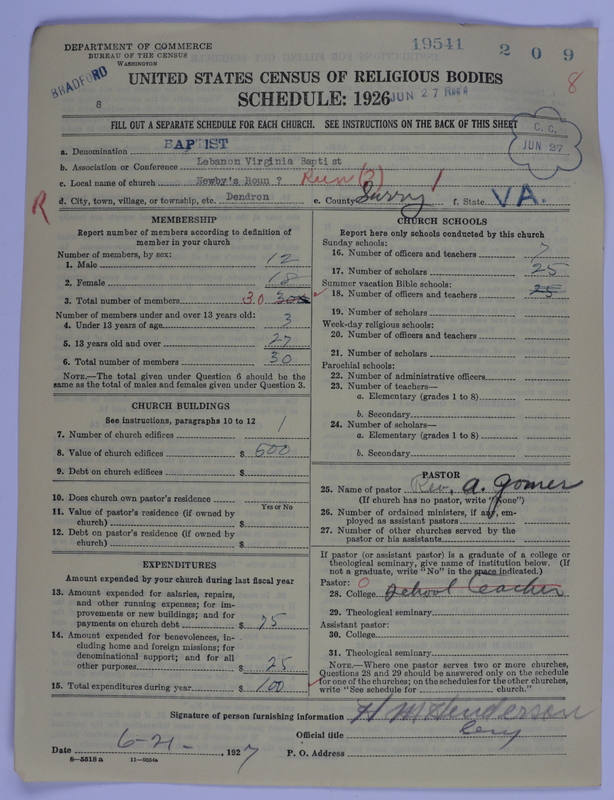 Scan of Negro Baptists: 19541