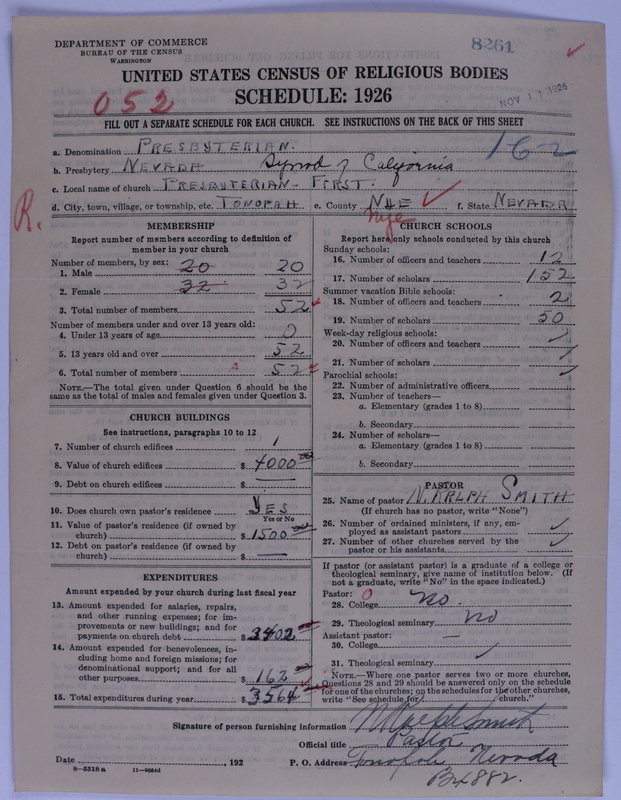 Scan of Presbyterian Church in the United States of America: 8261