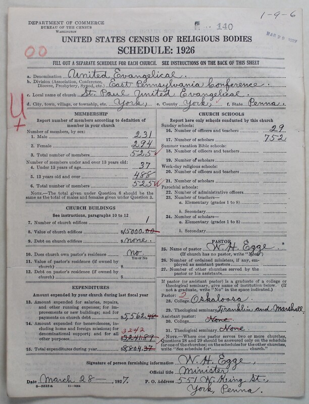 Scan of Evangelical Congregational Church: 140