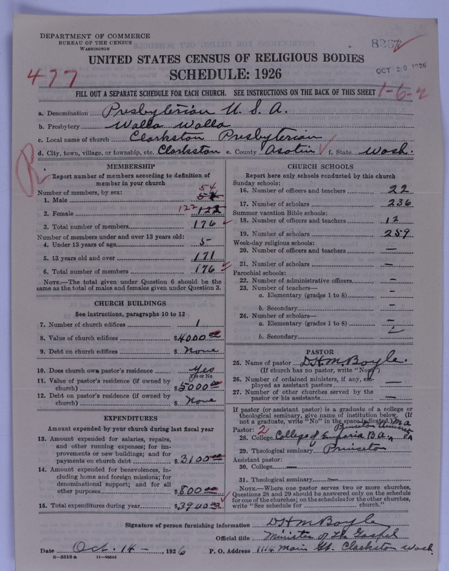 Scan of Presbyterian Church in the United States of America: 8267