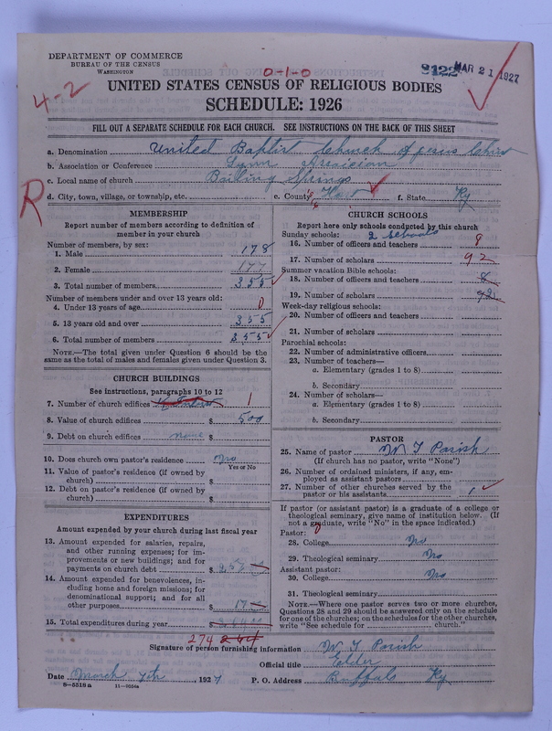 Scan of Southern Baptist Convention: 8122