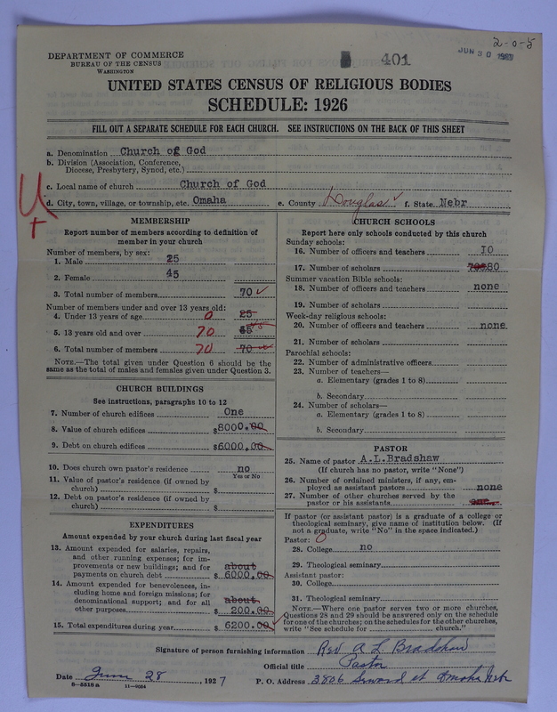 Scan of Church of God (Headquarters, Anderson, Ind.): 401
