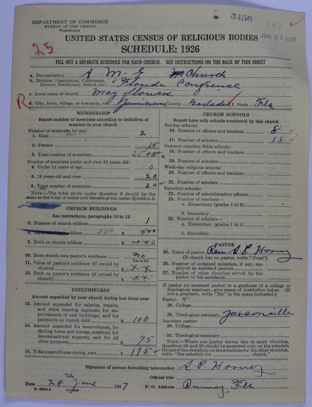 Scan of African Methodist Episcopal Church: 3456