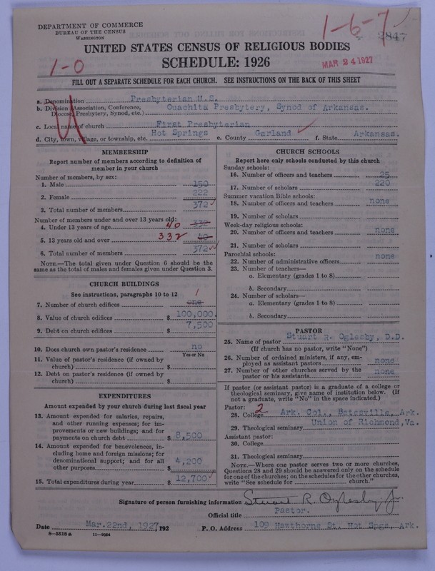 Scan of Presbyterian Church in the United States: 2847