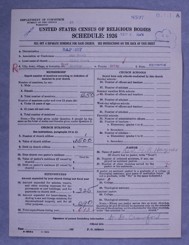Scan of Negro Baptists: 8597