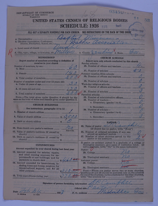 Scan of Negro Baptists: 9345
