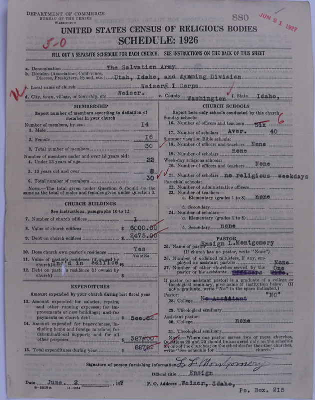 Scan of Salvation Army: 880
