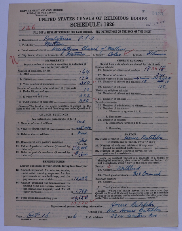 Scan of Presbyterian Church in the United States of America: 3431