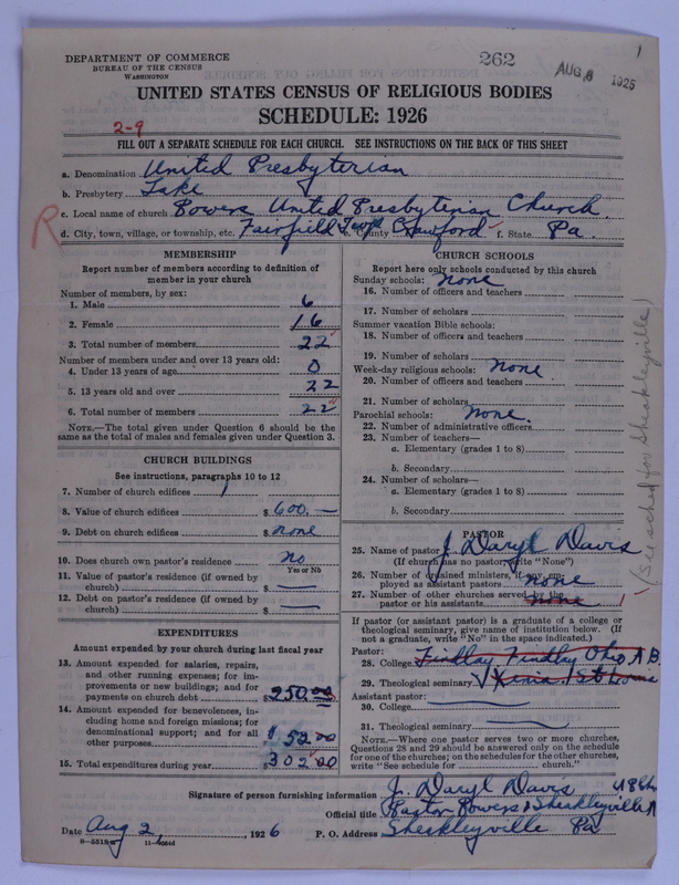 Scan of United Presbyterian Church of North America: 262