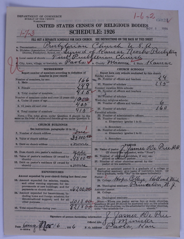 Scan of Presbyterian Church in the United States of America: 6024