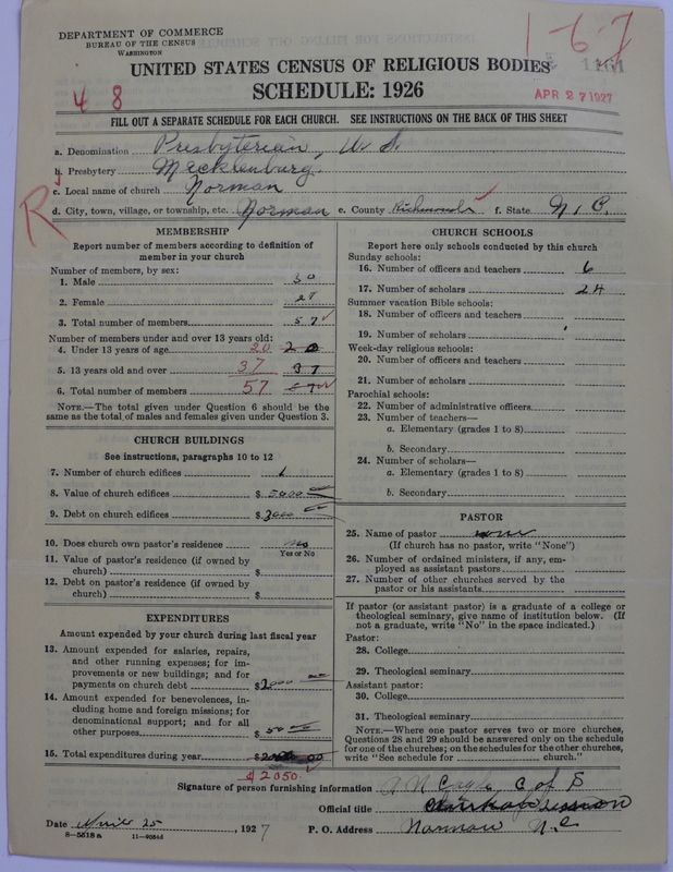 Scan of Presbyterian Church in the United States: 1161