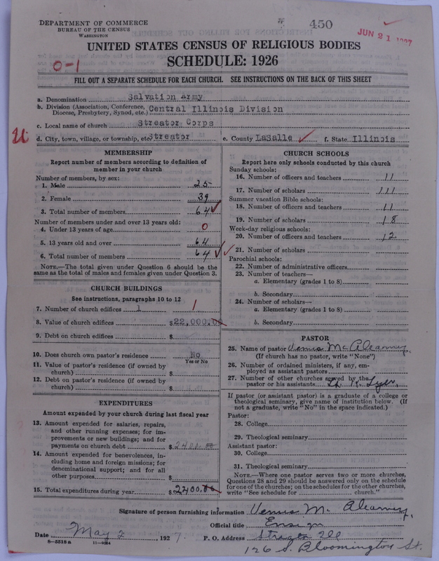 Scan of Salvation Army: 450