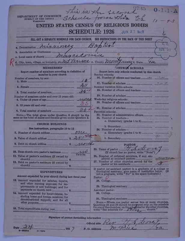 Scan of Negro Baptists: 9735