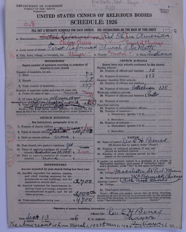 Scan of Reformed Church in America: 459