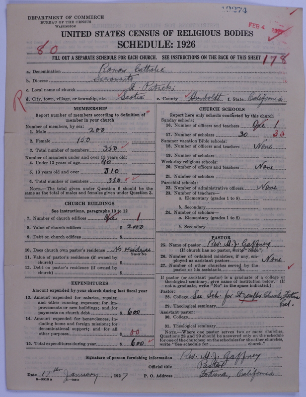Scan of Roman Catholic Church: 10274