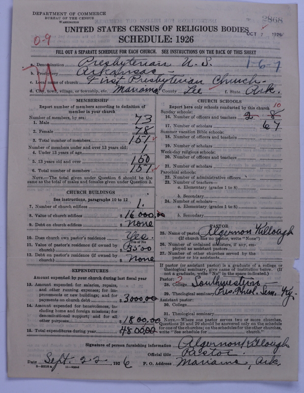 Scan of Presbyterian Church in the United States: 2868