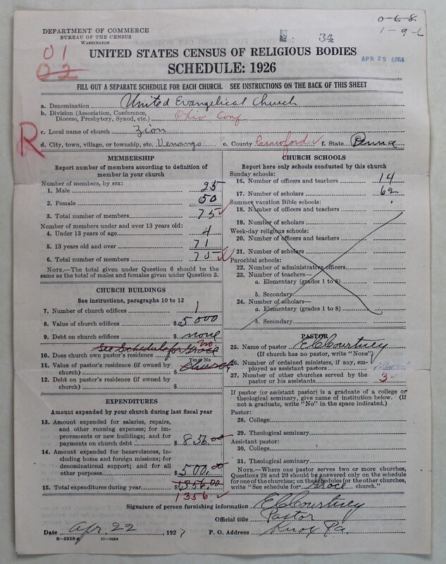 Scan of Evangelical Congregational Church: 34
