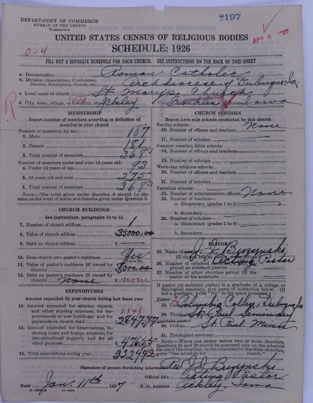 Scan of Roman Catholic Church: 8197