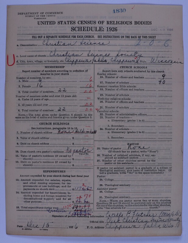 Scan of Church of Christ, Scientist: 1830