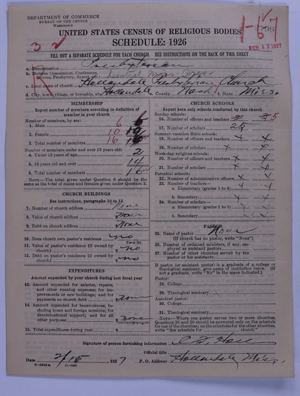 Scan of Presbyterian Church in the United States: 2799