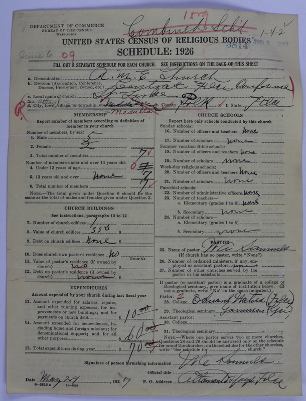 Scan of African Methodist Episcopal Church: 3814