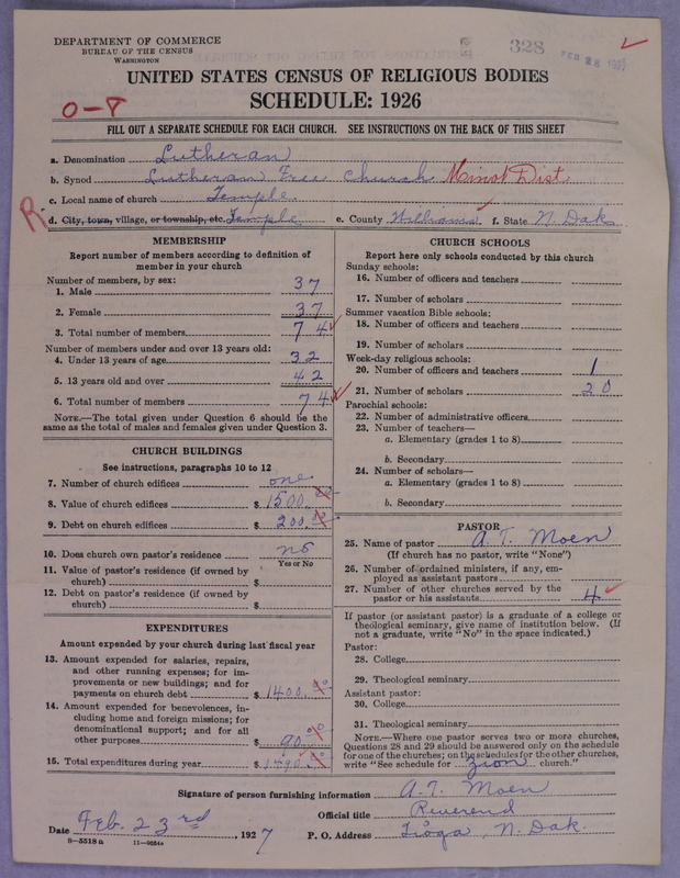 Scan of Lutheran Free Church: 328